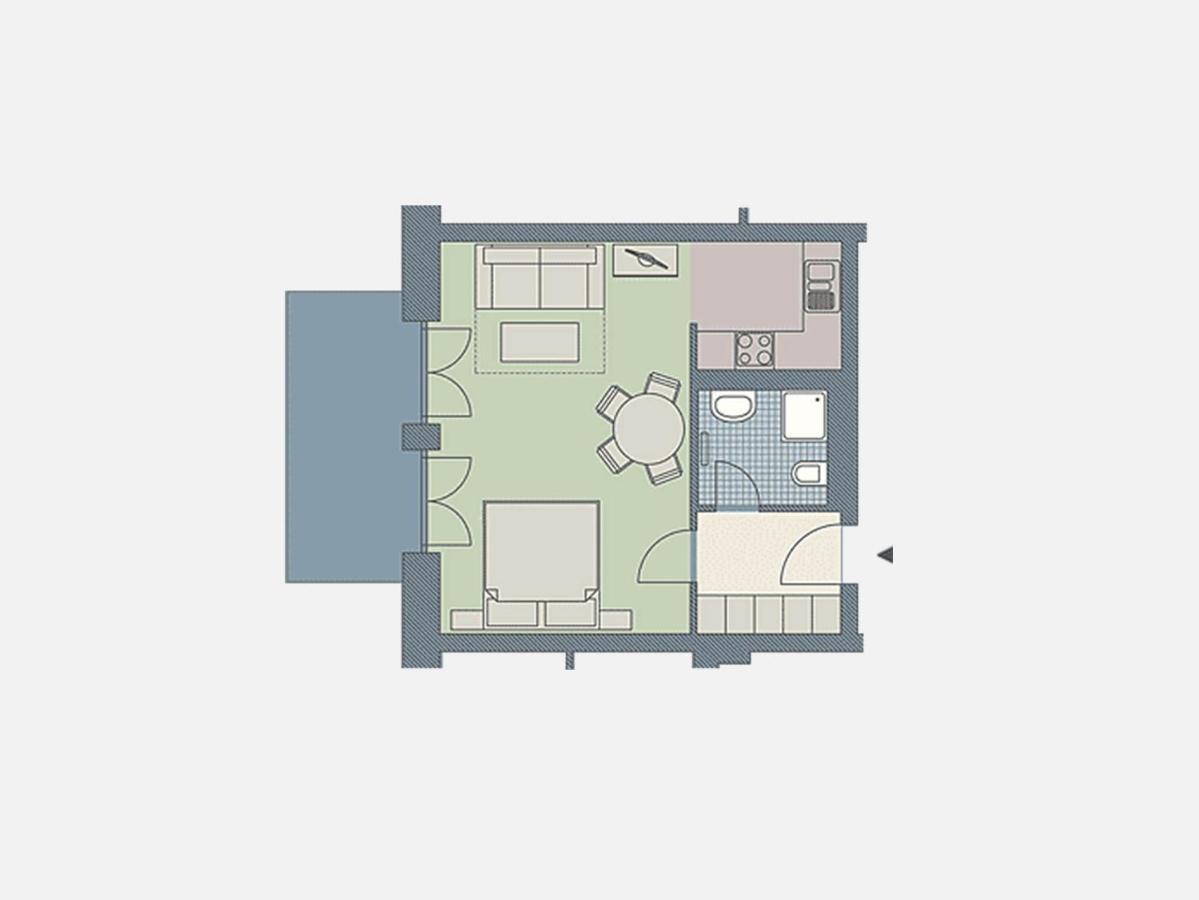 Kaiservillen Heringsdorf - 1-Raum-Ferienwohnung Mit Terrasse D103 Екстер'єр фото